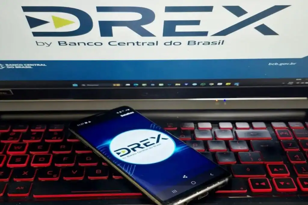 Ilustração do Drex, moeda digital do Banco Central do Brasil