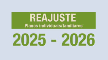 Banner oficial da ANS sobre reajuste de planos de saúde 2025-2026