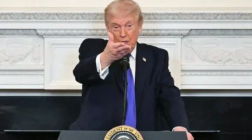 Donald Trump em evento oficial