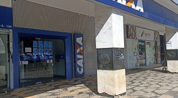 Agência da Caixa Econômica Federal, banco que administra as contas do FGTS