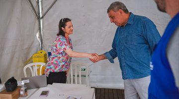 Campanha de multivacinacao em posto de saude